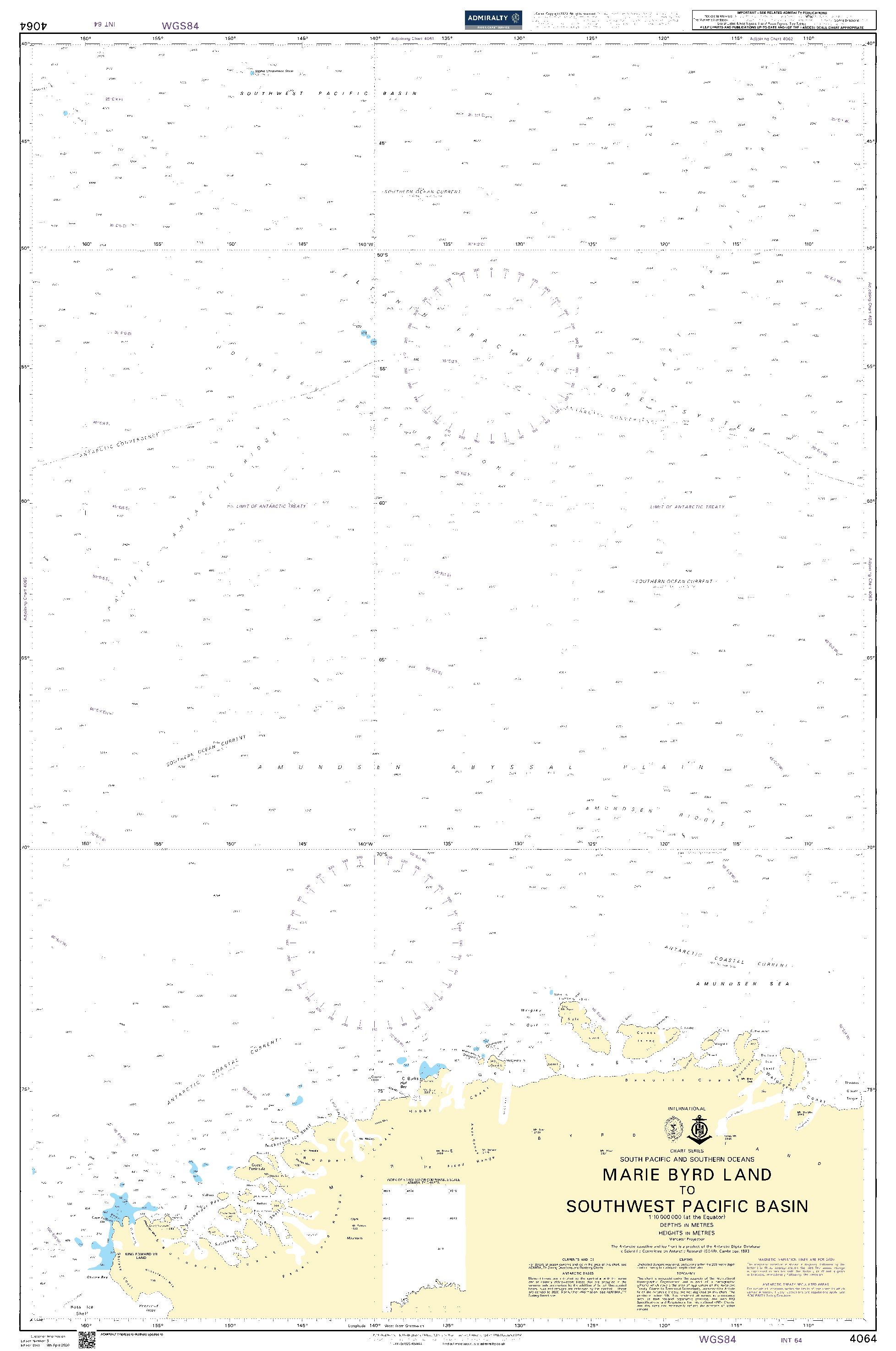 BA4064 - Marie Byrd Land to Southwest Pacific Basin
